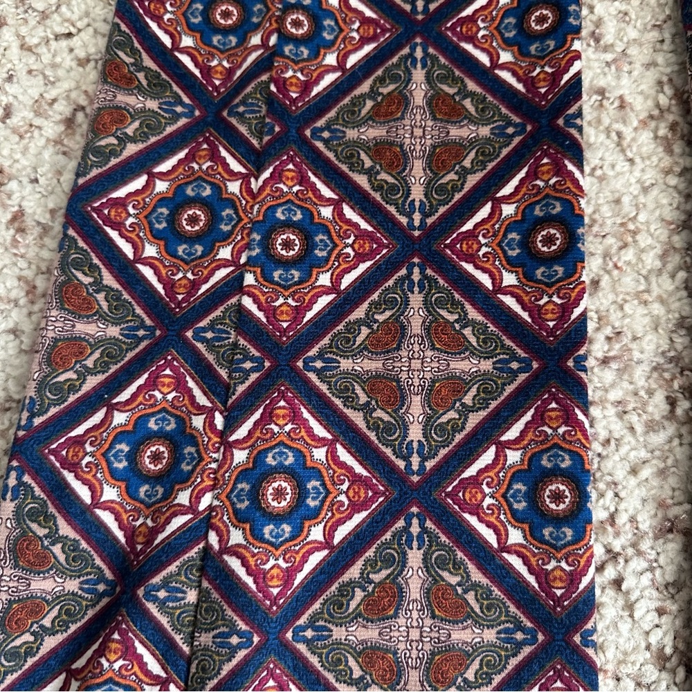 Geometric Patterned Boho Flared Pants - image 5